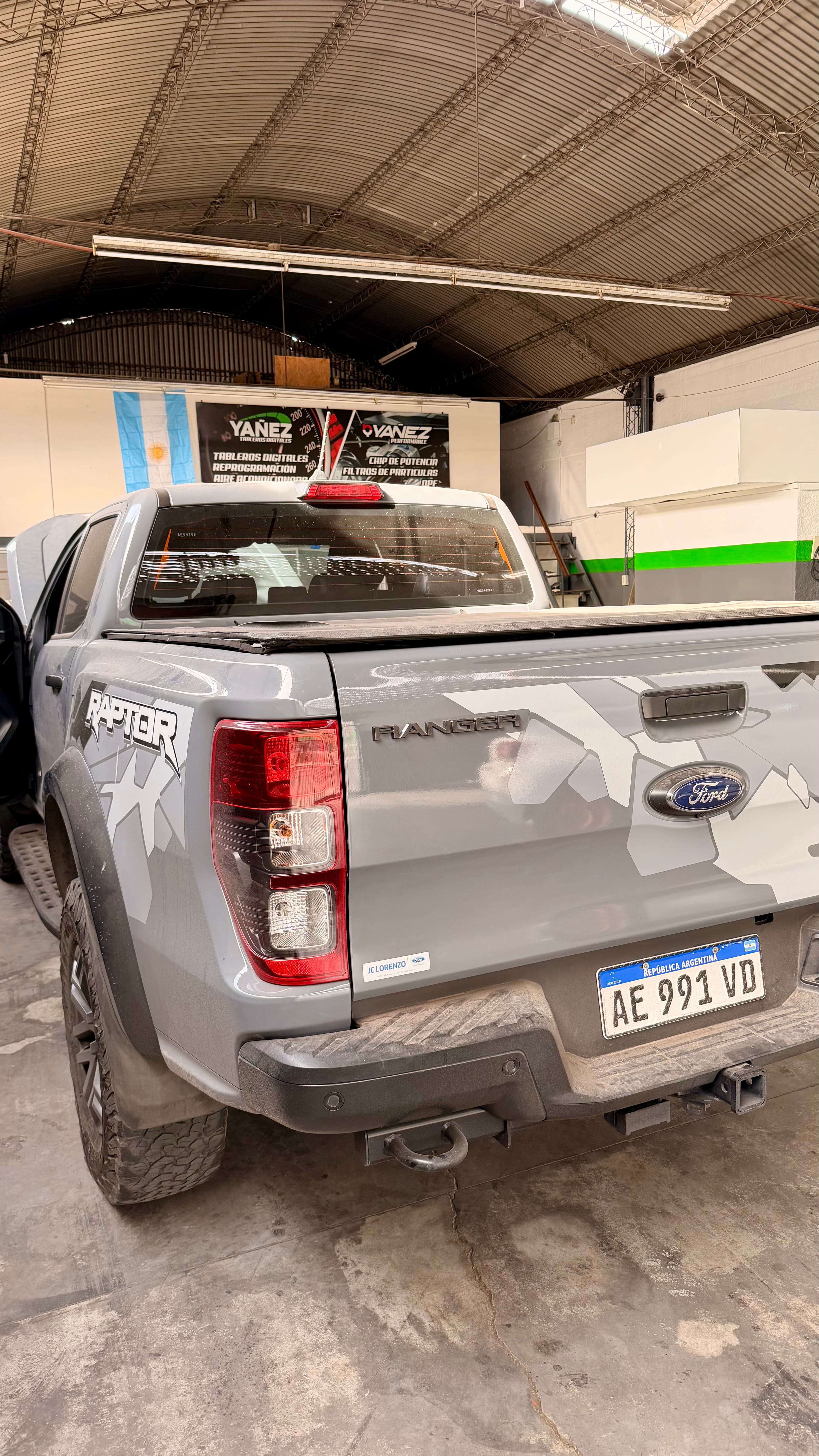 Ford Ranger Raptor con potenciacion aplicada